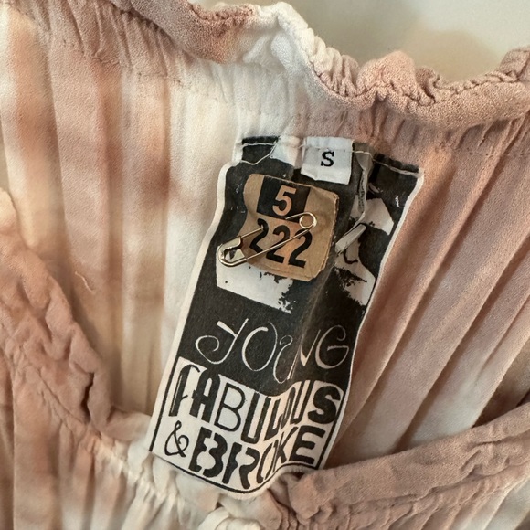 Young Fabulous & Broke • Crean and Taupe Maxi • Size S - Picture 3 of 4